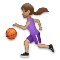 Woman Bouncing Ball- Medium Skin Tone emoji on LG